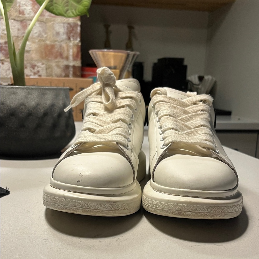 White Alexander Mcqeen shoes